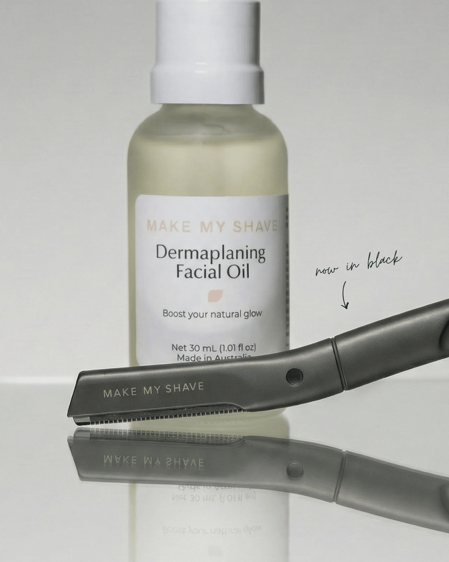 Dermaplaning Tool + Facial Oil | At-Home Glow | Make My Shave