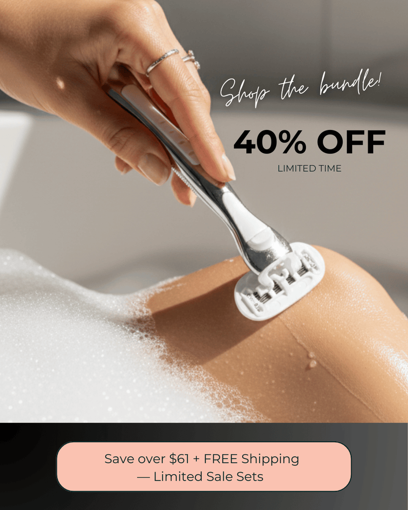 Australia's best women's razor by Make My Shave. The razor glides on legs, arms and everywhere.