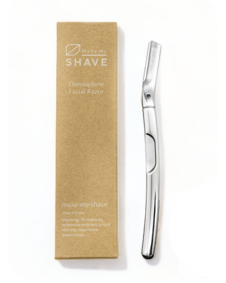 Metal Dermaplaner | Reusable Facial Razor – Make My Shave